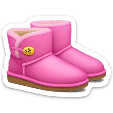 Pink UGG shoes sticker