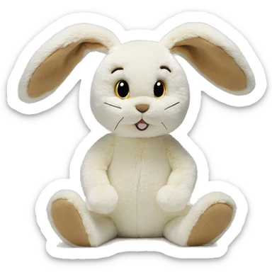 bunny jellycat sticker