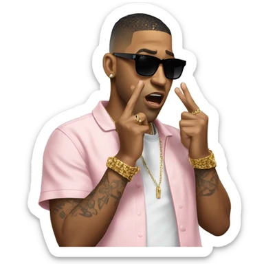 Bad Bunny Trap Singer sticker