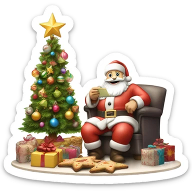Christmas sticker