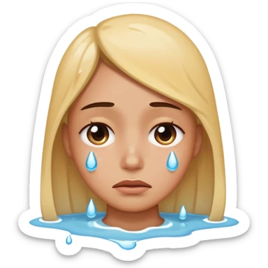 avec des larmes  sticker