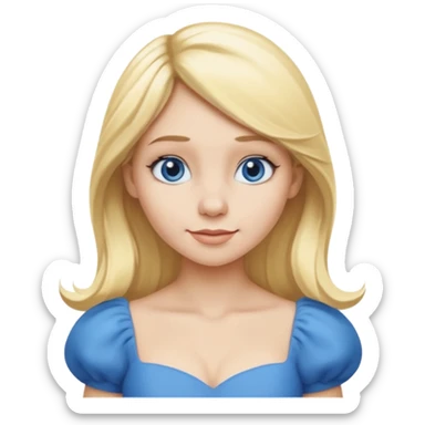 Smurfette sticker