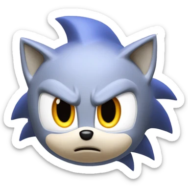silver sonic dash sticker