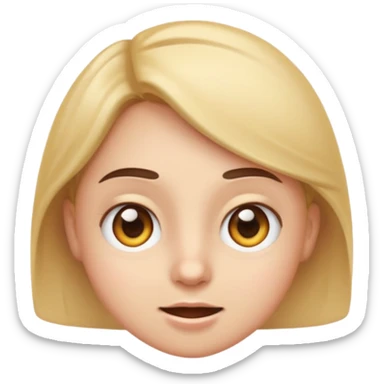 emoji illustrating curiosity and motivation, expressive face, bright eyes, raised eyebrow, slight smile, energetic and engaging sticker
