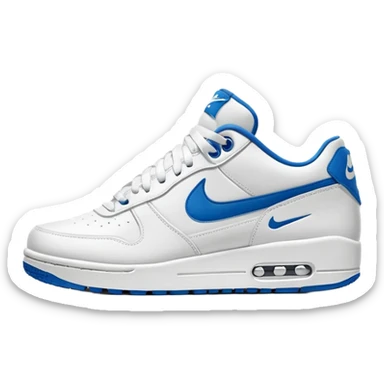 Nike air shoes white street shoes sticker