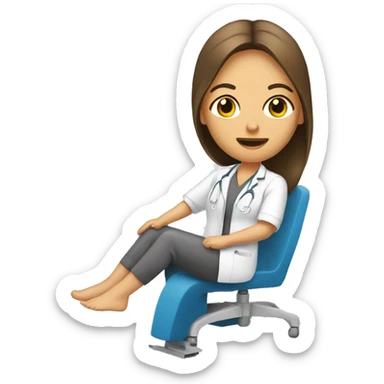 Fisioterapia para mulheres sticker