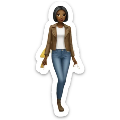 shopping addiction  sticker