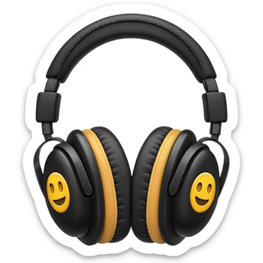 Headphones sticker