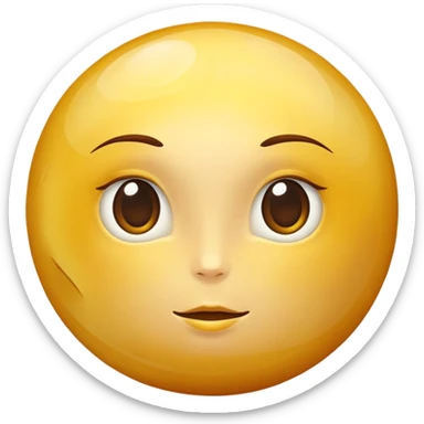 Venus is a round planet realistically sticker