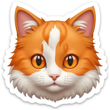 Cute cat sticker