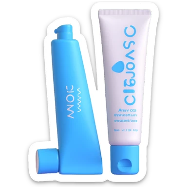 AVON hand cream tube with blue cap sticker