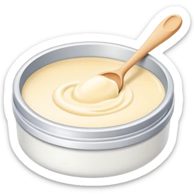 Cosmetic paste-like substance sticker