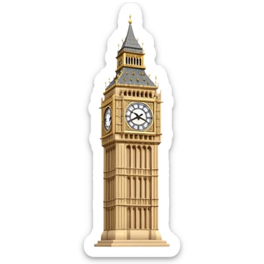 A Big Ben tower 



 sticker