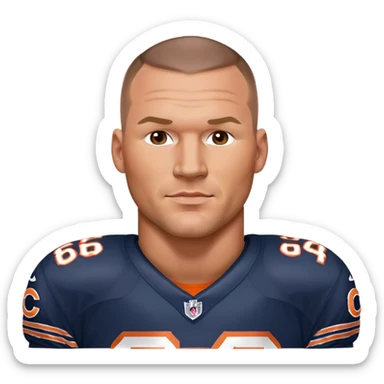 Brian Urlacher Chicago Bears sticker