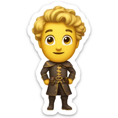 personnage malicieux sticker