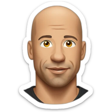 Vin diesel fimily sticker