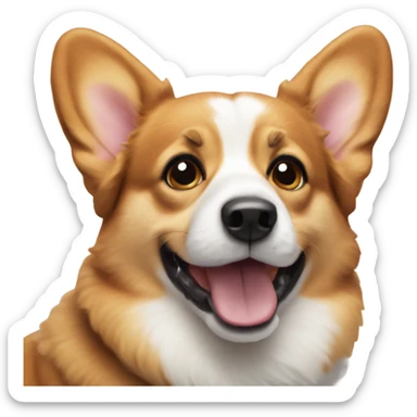 Corgi dog sticker