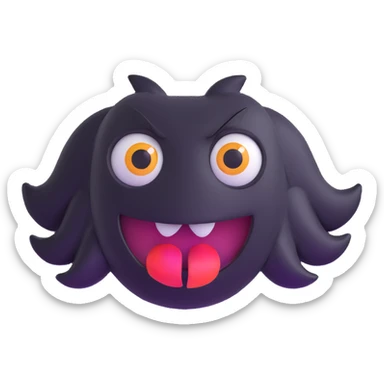 surprised streamer with dramatic lighting sticker