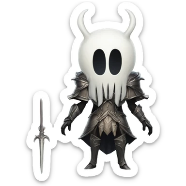 The pale king from hollow knight sticker