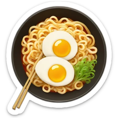 ramen with no chopsticks sticker
