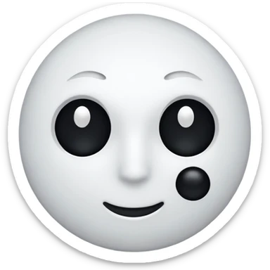 Die one face up sticker