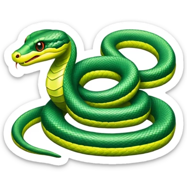 jungle wild snake sticker