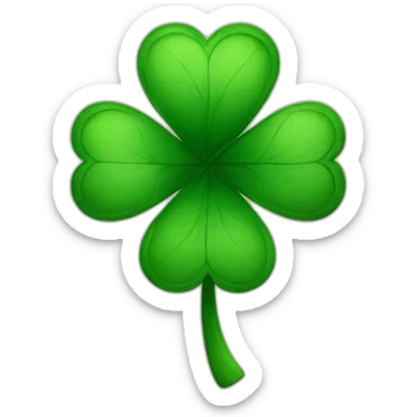 Clover sticker