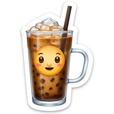 iced coffee sticker