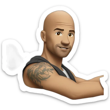 Fast and Furious film sticker