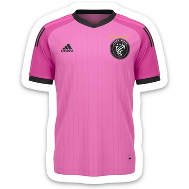 Pink Inter Miami football shirt sticker