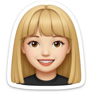 Lalisa emojisi sticker