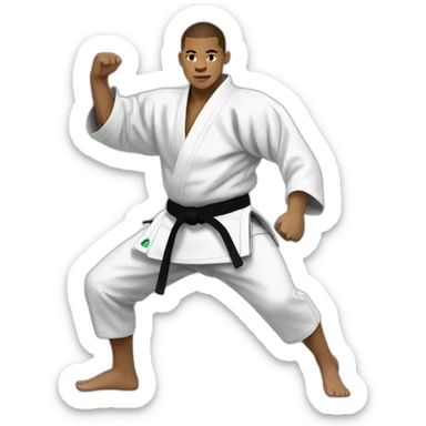 Mbappé judo sticker