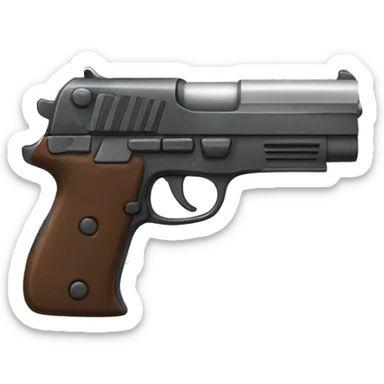 Dual pistol sticker