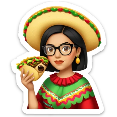 Taco Aficionado sticker