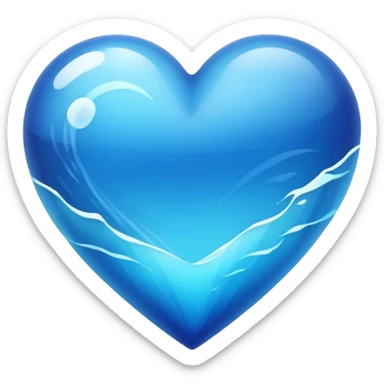 Sea Heart sticker