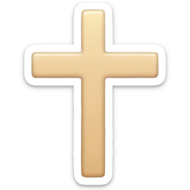 Cross sticker