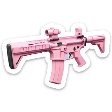 Ar-15 light pink sticker