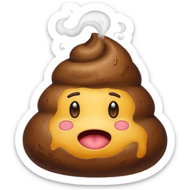 A very smelly poop sticker