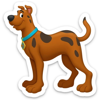 Scooby doo sticker