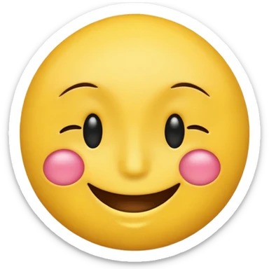 Emoji, smiley face with 1 eye closed sticker
