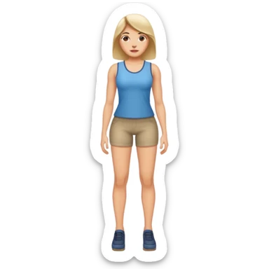 Jambes lourdes femme sticker