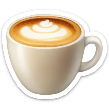 Cozy cappuccino  sticker