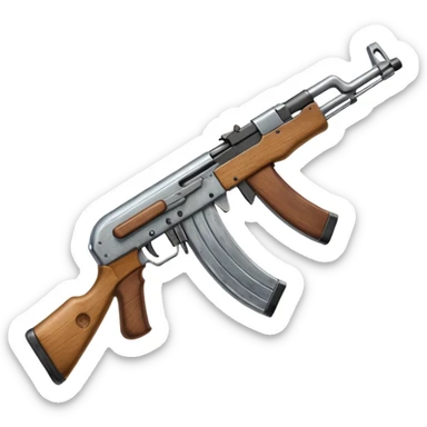 Realistic akm 47 sticker