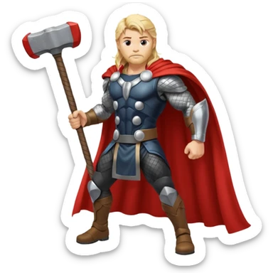 Thor full body sticker