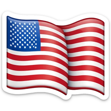 FLAG OF UNITED STATES sticker