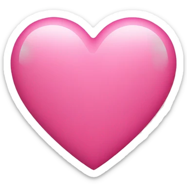 pink heart sticker