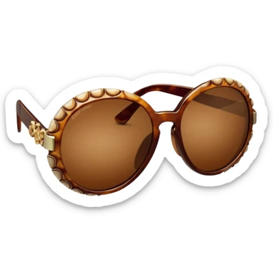 tortuous shell sunglasses sticker