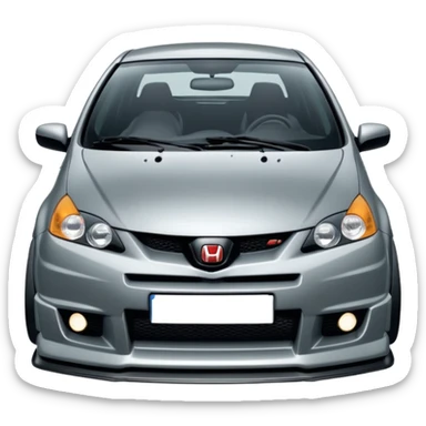 2004 grey Honda civic type r ep3 sticker