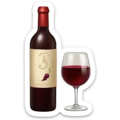 Bouchon de vin sticker