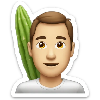 A cassava cartoon sticker